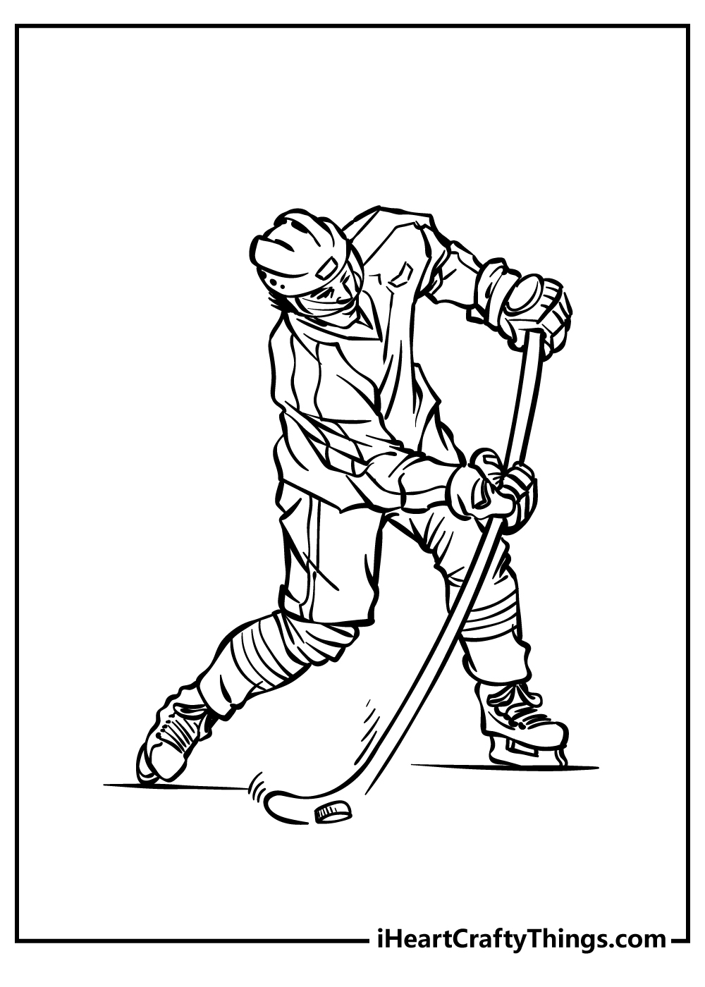 35 Exciting Hockey Coloring Pages Printable 25