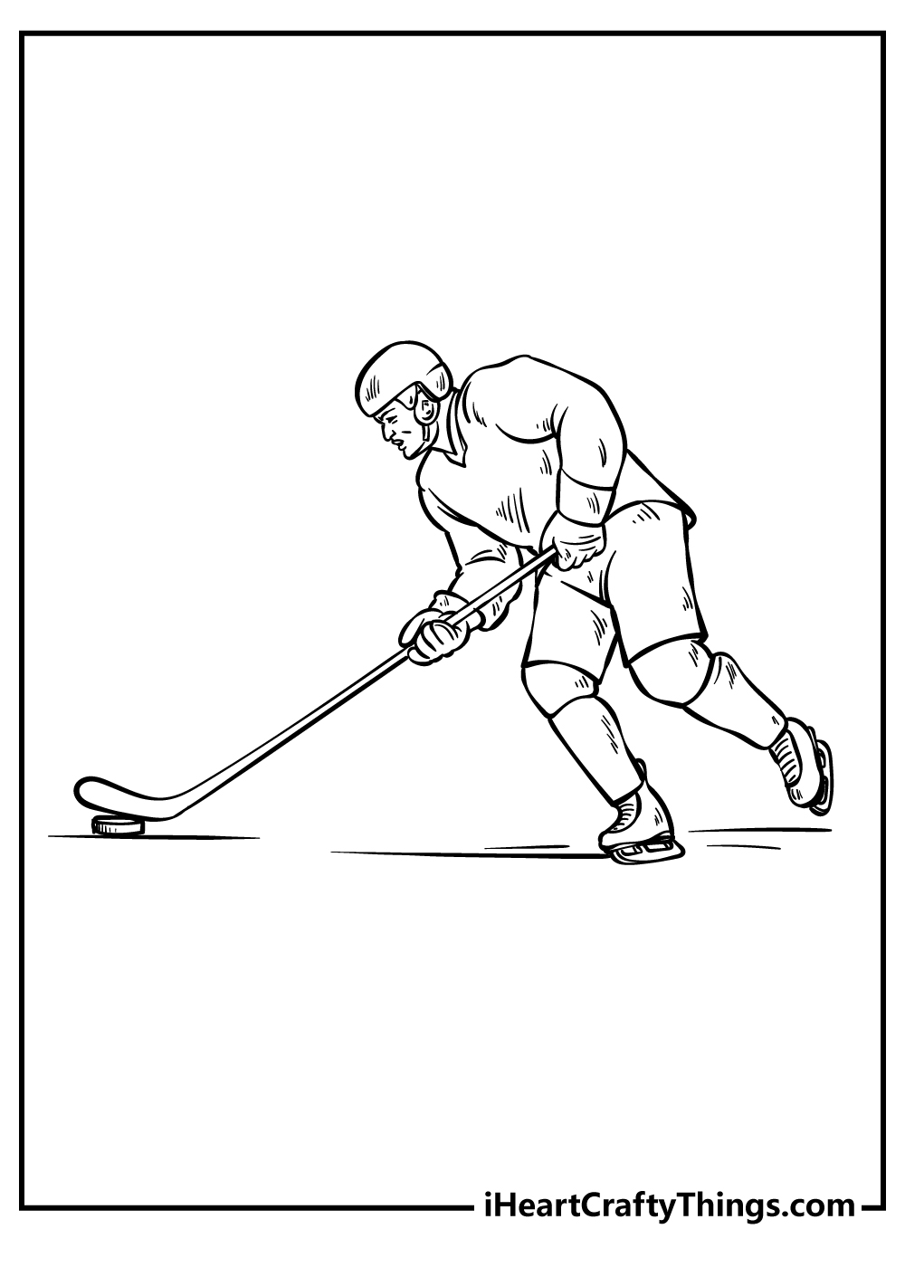 35 Exciting Hockey Coloring Pages Printable 34