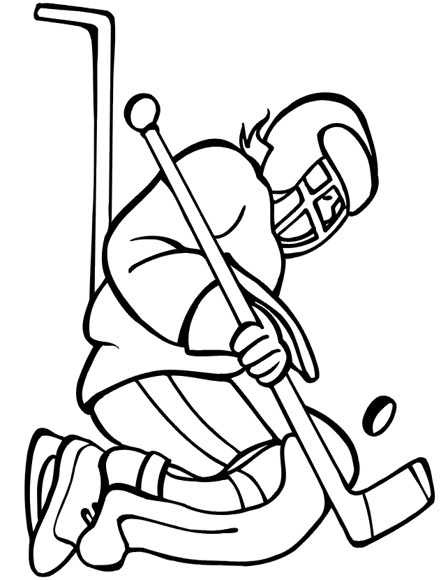 35 Exciting Hockey Coloring Pages Printable 35