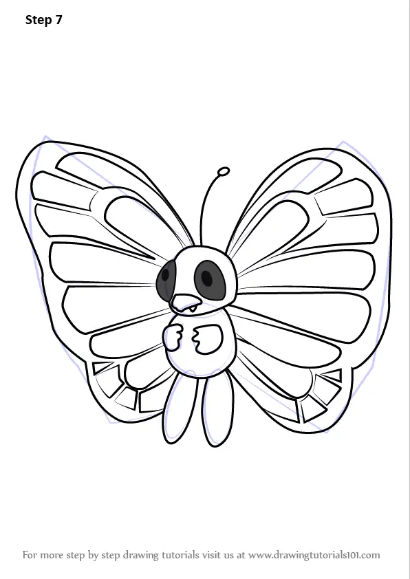 35 Majestic Butterfree Coloring Page Printable 11