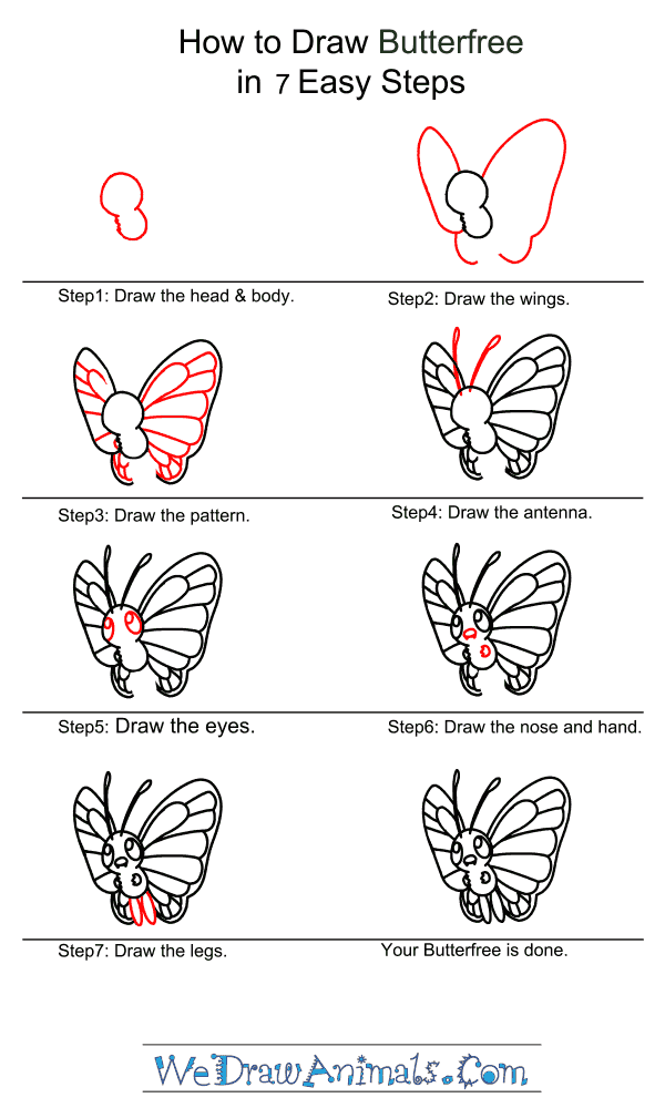 35 Majestic Butterfree Coloring Page Printable 18