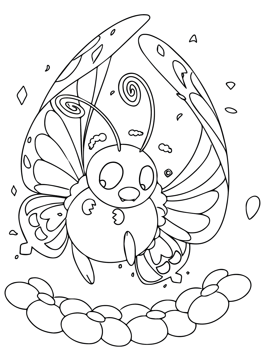 35 Majestic Butterfree Coloring Page Printable 7