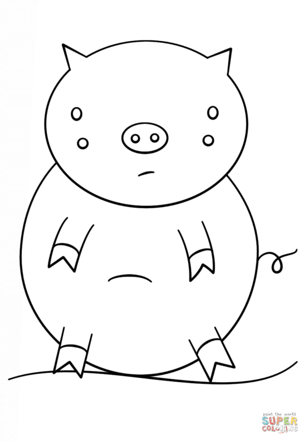 35 Pig Coloring Pages Printable 15