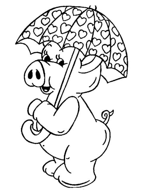 35 Pig Coloring Pages Printable 17