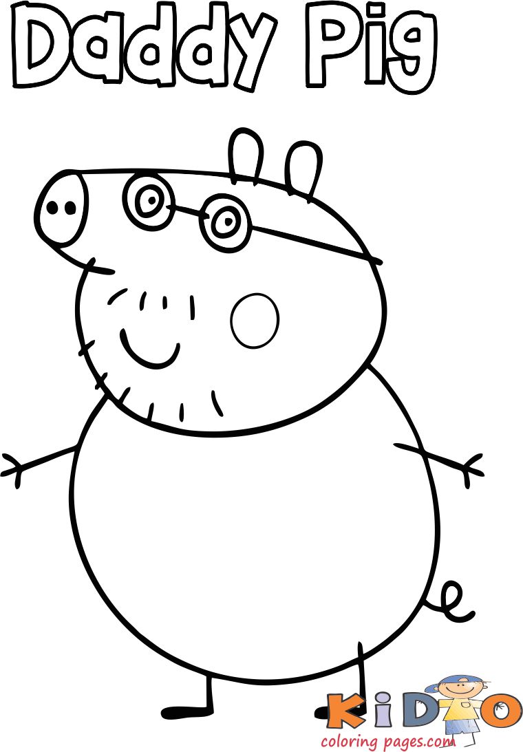 35 Pig Coloring Pages Printable 19