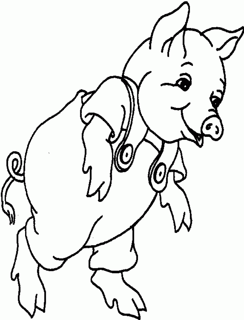 35 Pig Coloring Pages Printable 2