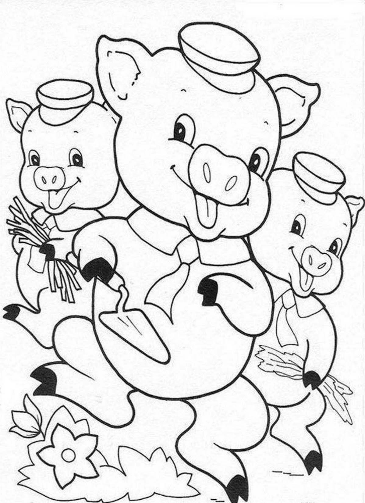 35 Pig Coloring Pages Printable 21