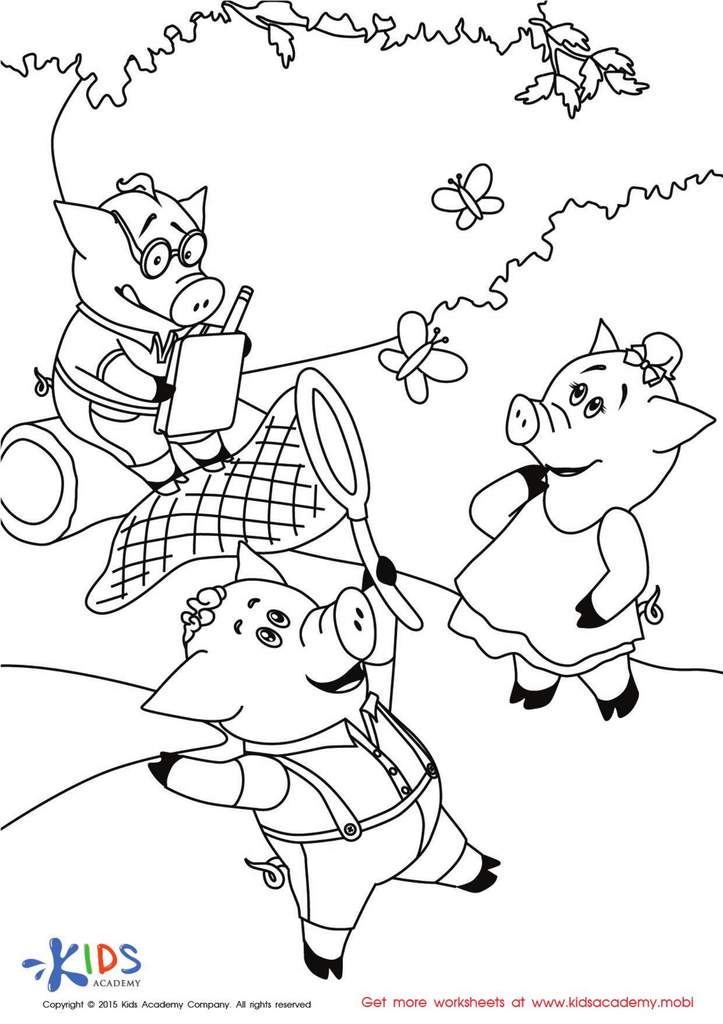 35 Pig Coloring Pages Printable 22