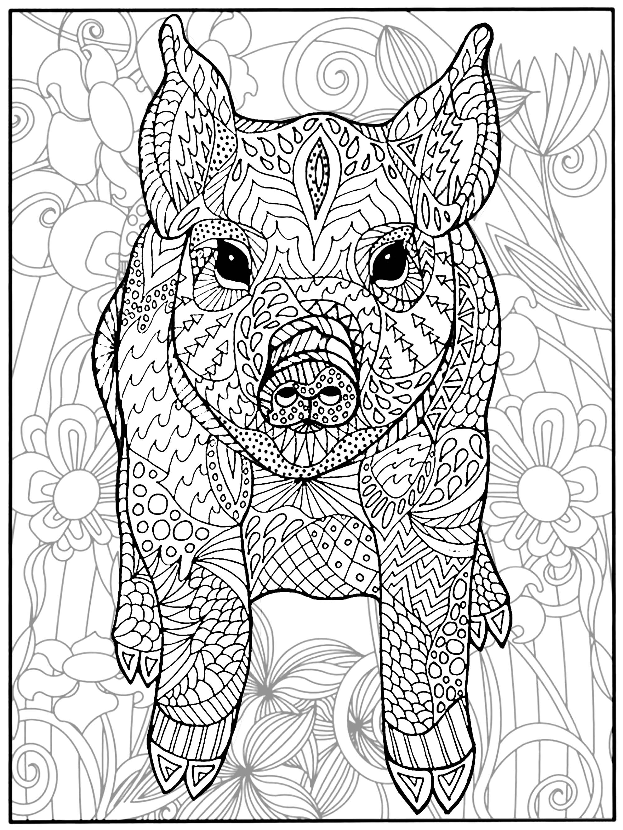 35 Pig Coloring Pages Printable 30