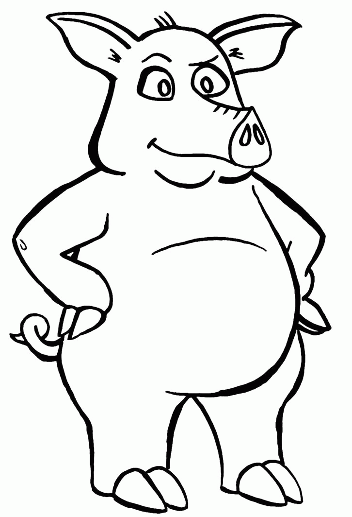 35 Pig Coloring Pages Printable 31