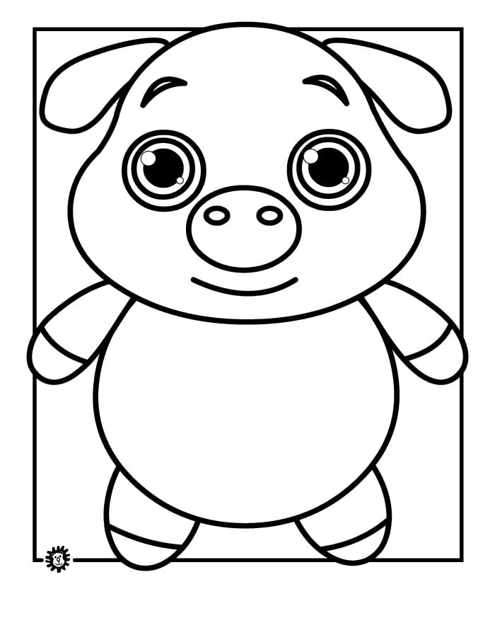 35 Pig Coloring Pages Printable 8