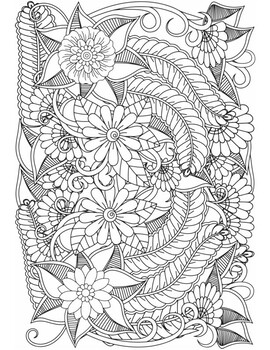 35 Relaxing Stress Relief Coloring Pages Printable 12