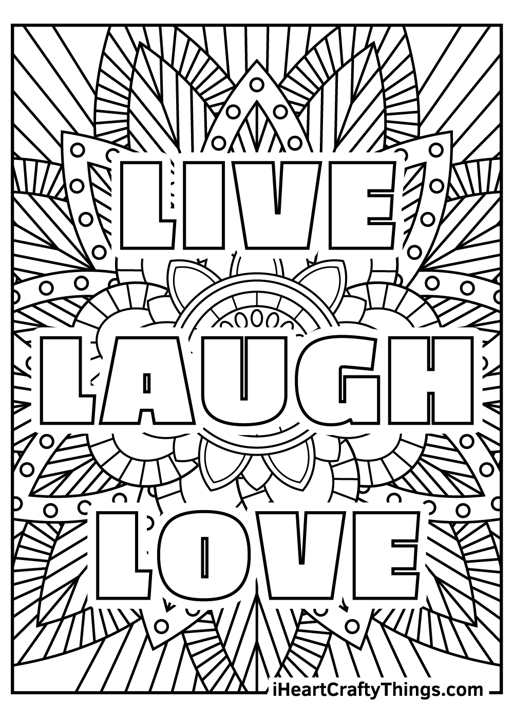 35 Relaxing Stress Relief Coloring Pages Printable 2