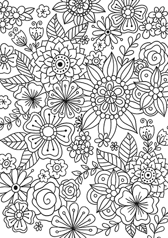 35 Relaxing Stress Relief Coloring Pages Printable 22