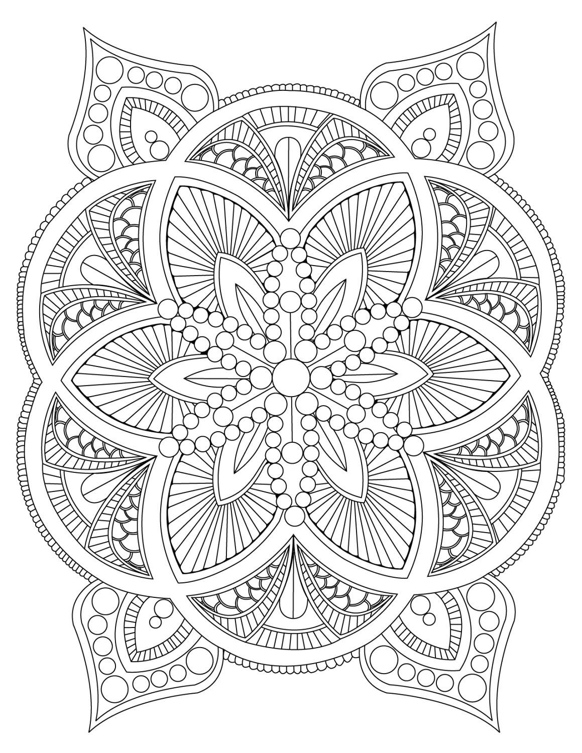 35 Relaxing Stress Relief Coloring Pages Printable 27