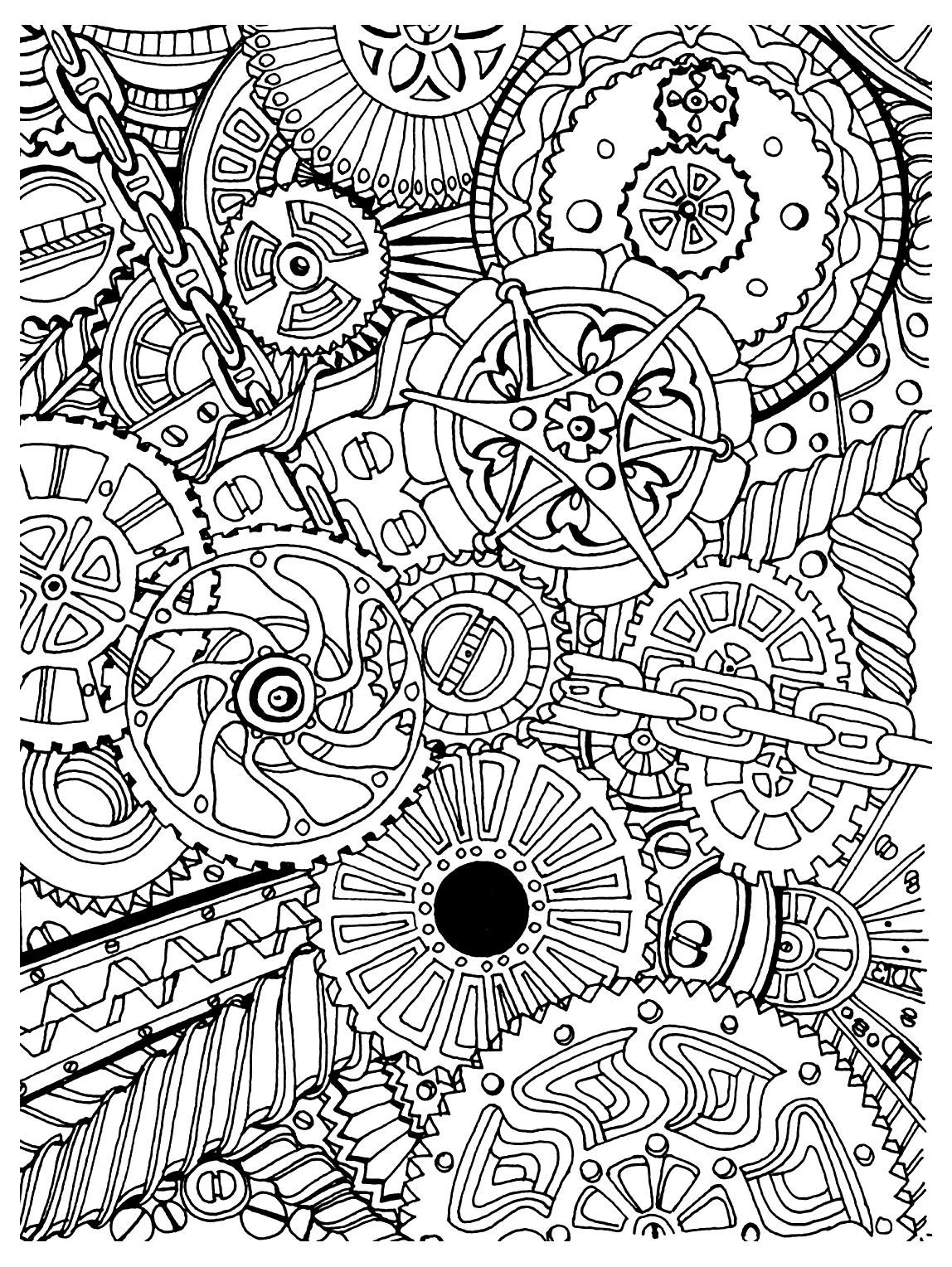 35 Relaxing Stress Relief Coloring Pages Printable 29