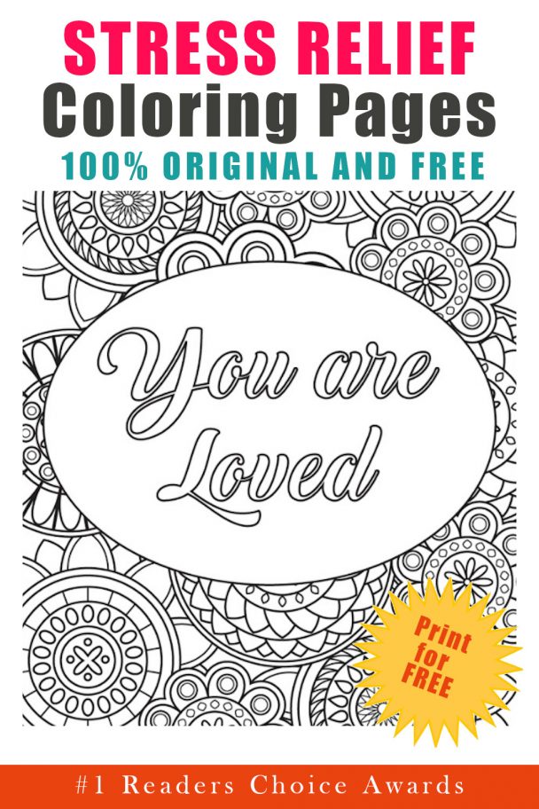 35 Relaxing Stress Relief Coloring Pages Printable 31