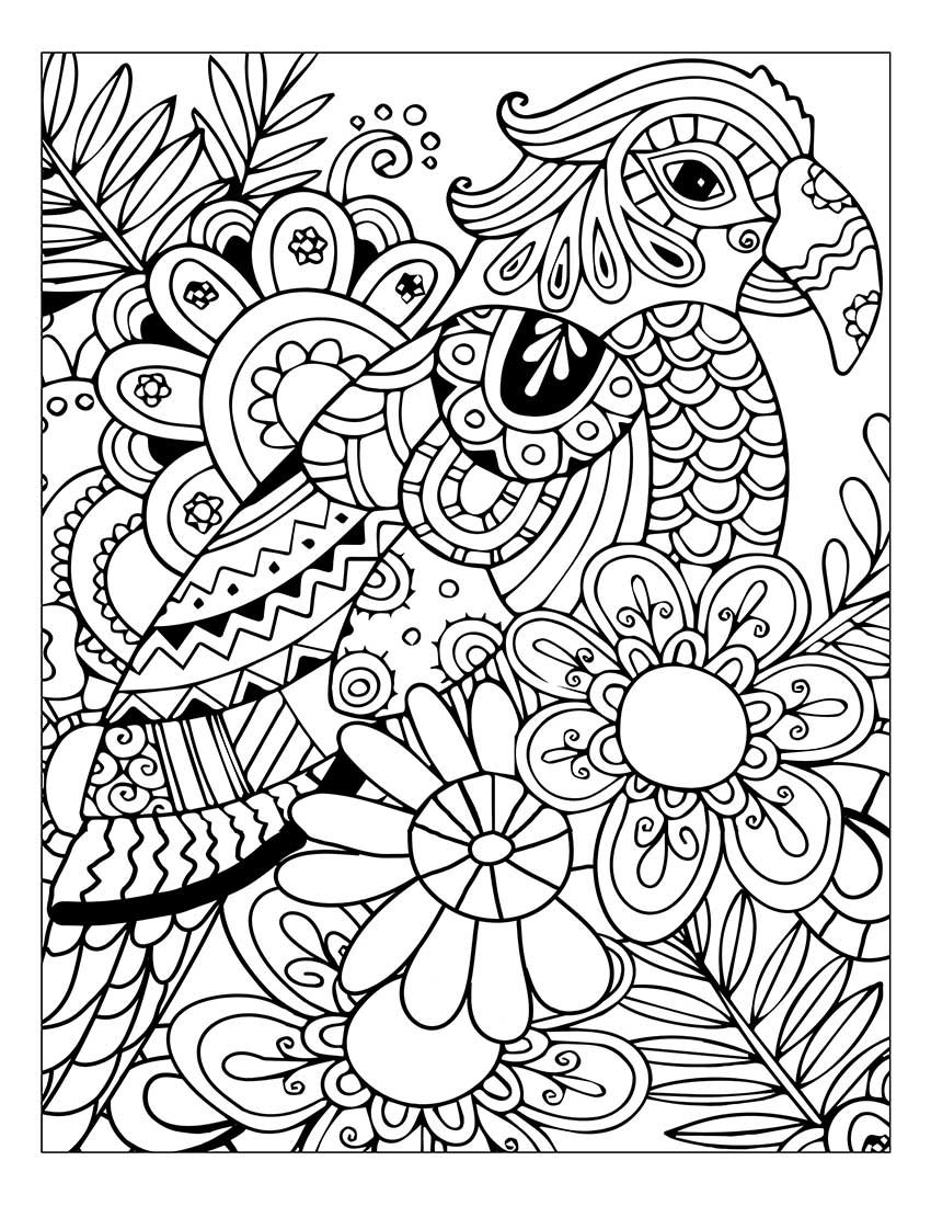 35 Relaxing Stress Relief Coloring Pages Printable 5