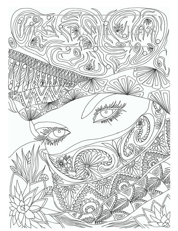 35 Relaxing Stress Relief Coloring Pages Printable 6