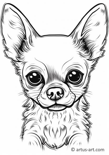 36 Adorable Chihuahua Coloring Pages Printable 11