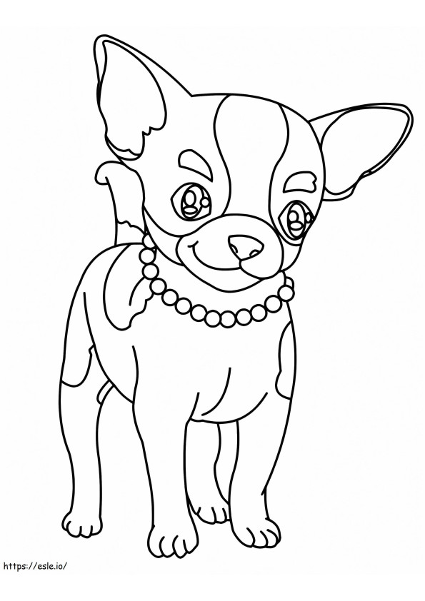 36 Adorable Chihuahua Coloring Pages Printable 15