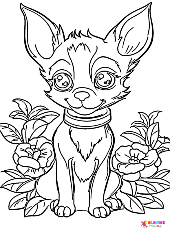 36 Adorable Chihuahua Coloring Pages Printable 35