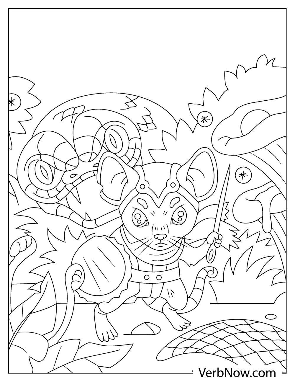 36 Cute Animal Coloring Pages Printable 1