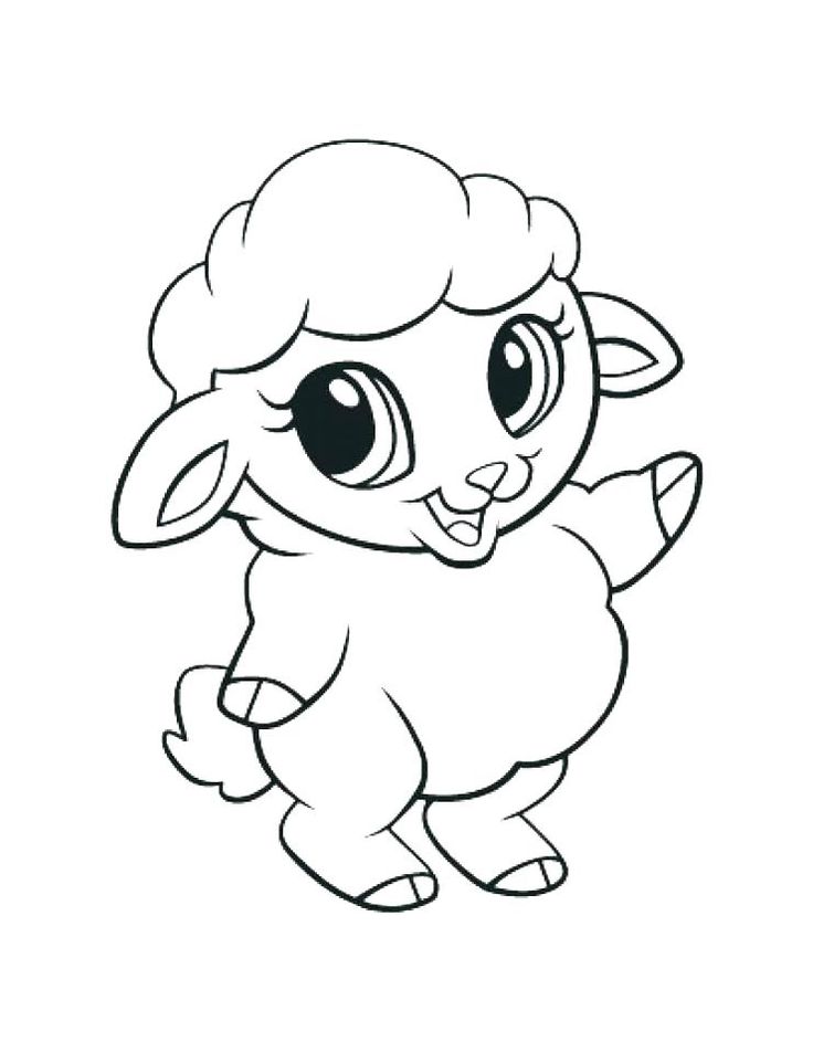 36 Cute Animal Coloring Pages Printable 15