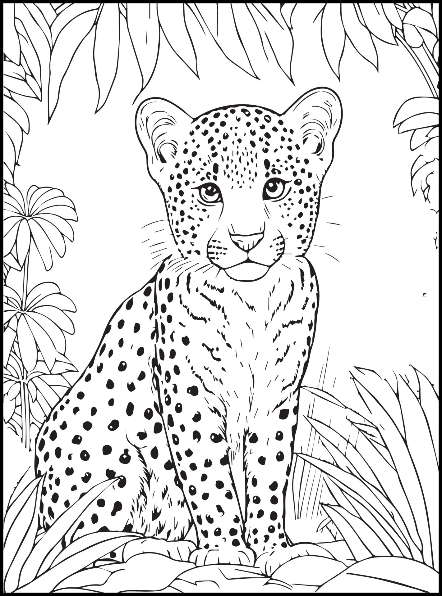 36 Cute Animal Coloring Pages Printable 27