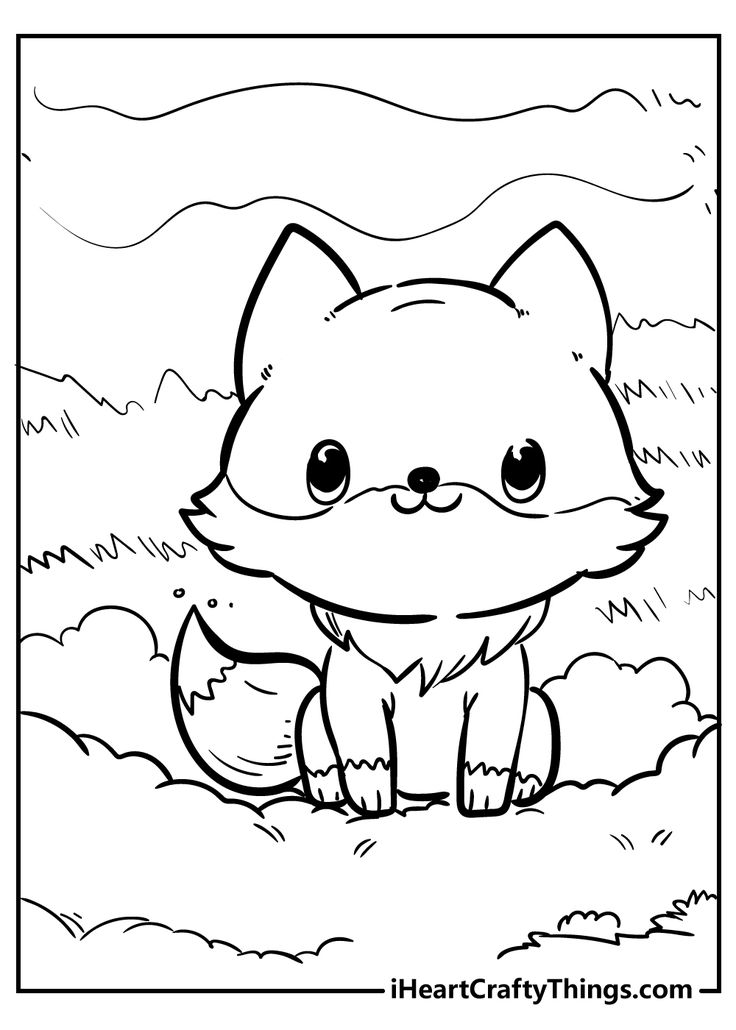 36 Cute Animal Coloring Pages Printable 33