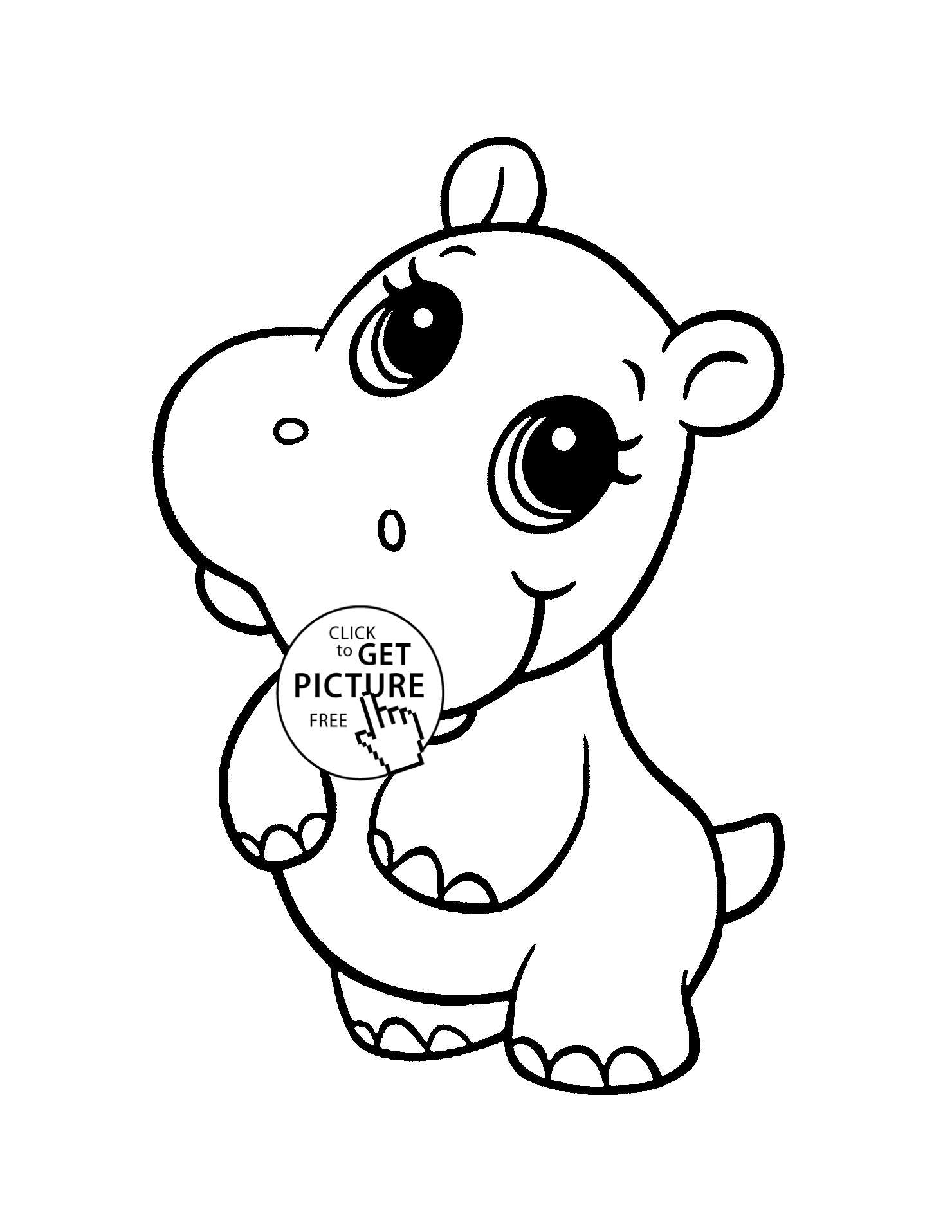 36 Cute Animal Coloring Pages Printable 4