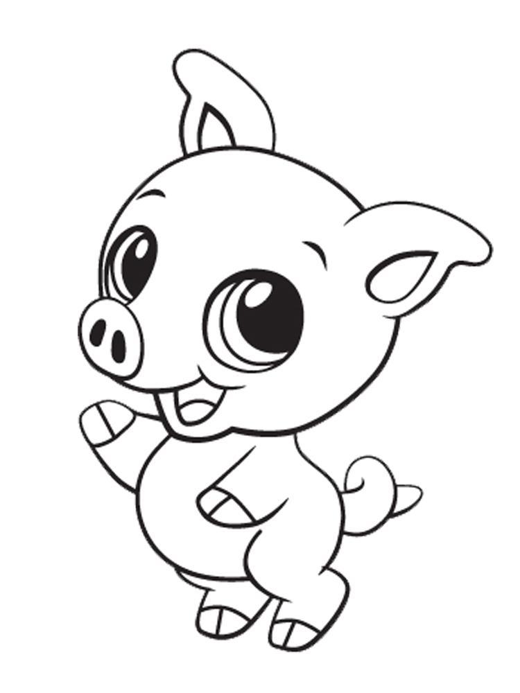 36 Cute Animal Coloring Pages Printable 6