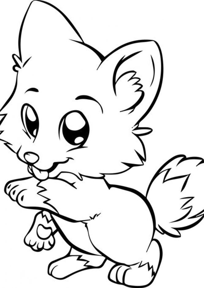 36 Cute Animal Coloring Pages Printable 7