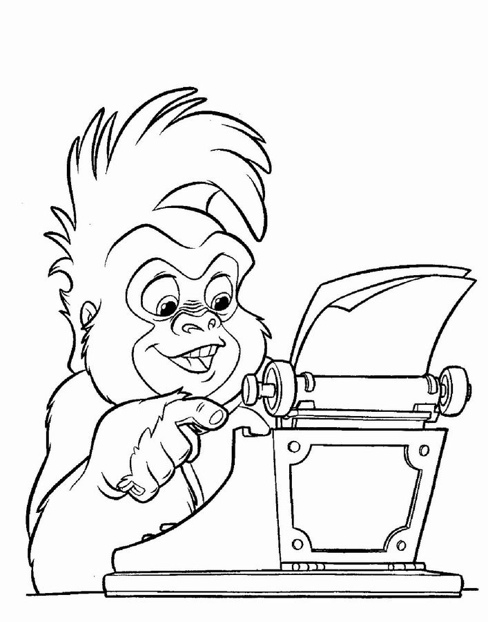 36 Disney Tarzan Coloring Pages Printable 13