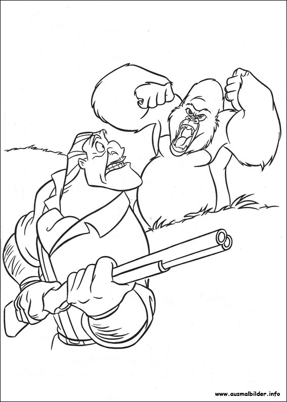 36 Disney Tarzan Coloring Pages Printable 15