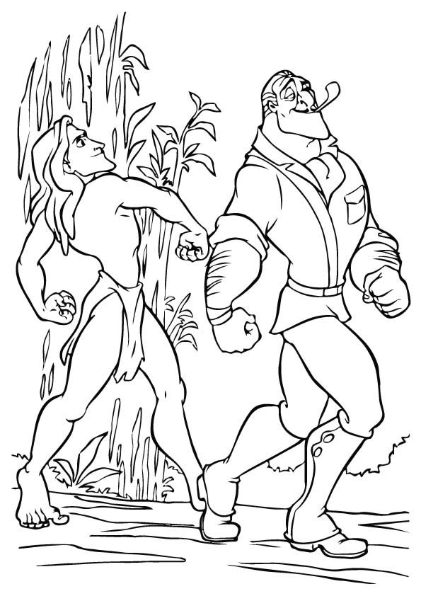 36 Disney Tarzan Coloring Pages Printable 16