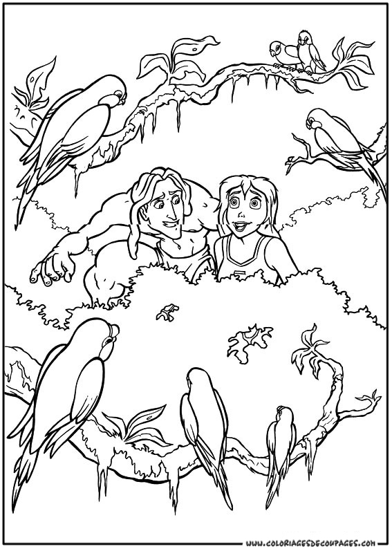 disney tarzan coloring pages printable jpg