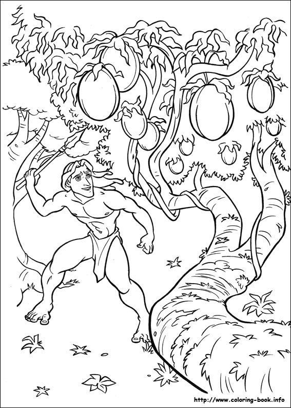 disney tarzan coloring pages printable jpg