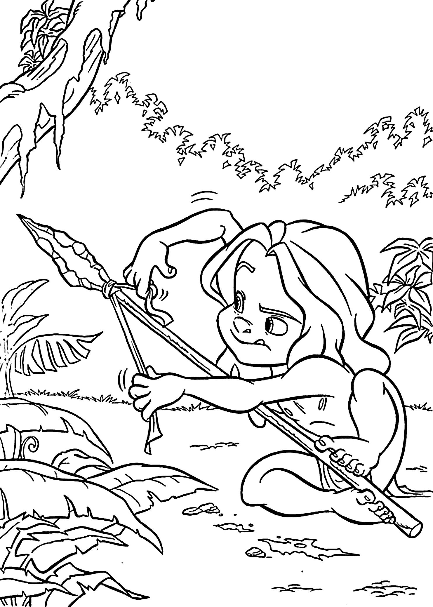 36 Disney Tarzan Coloring Pages Printable 26