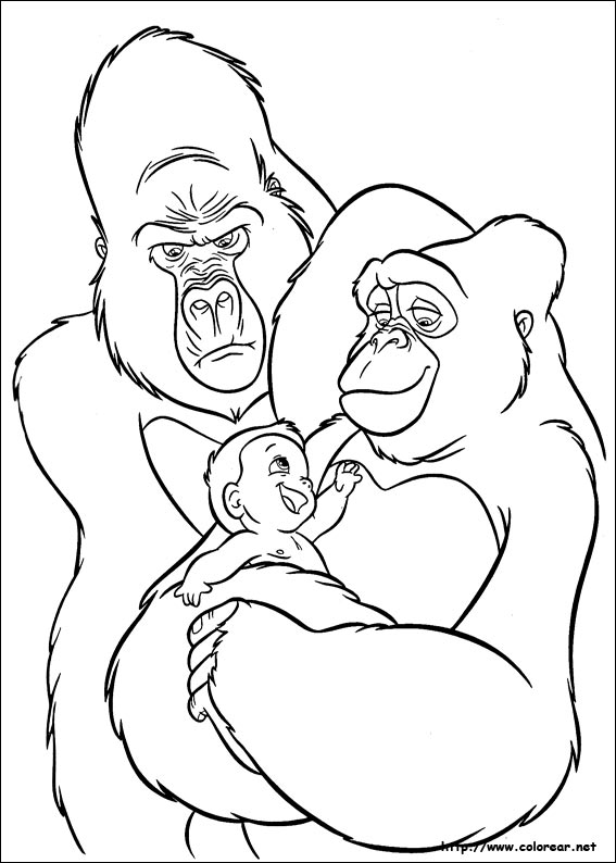 36 Disney Tarzan Coloring Pages Printable 29