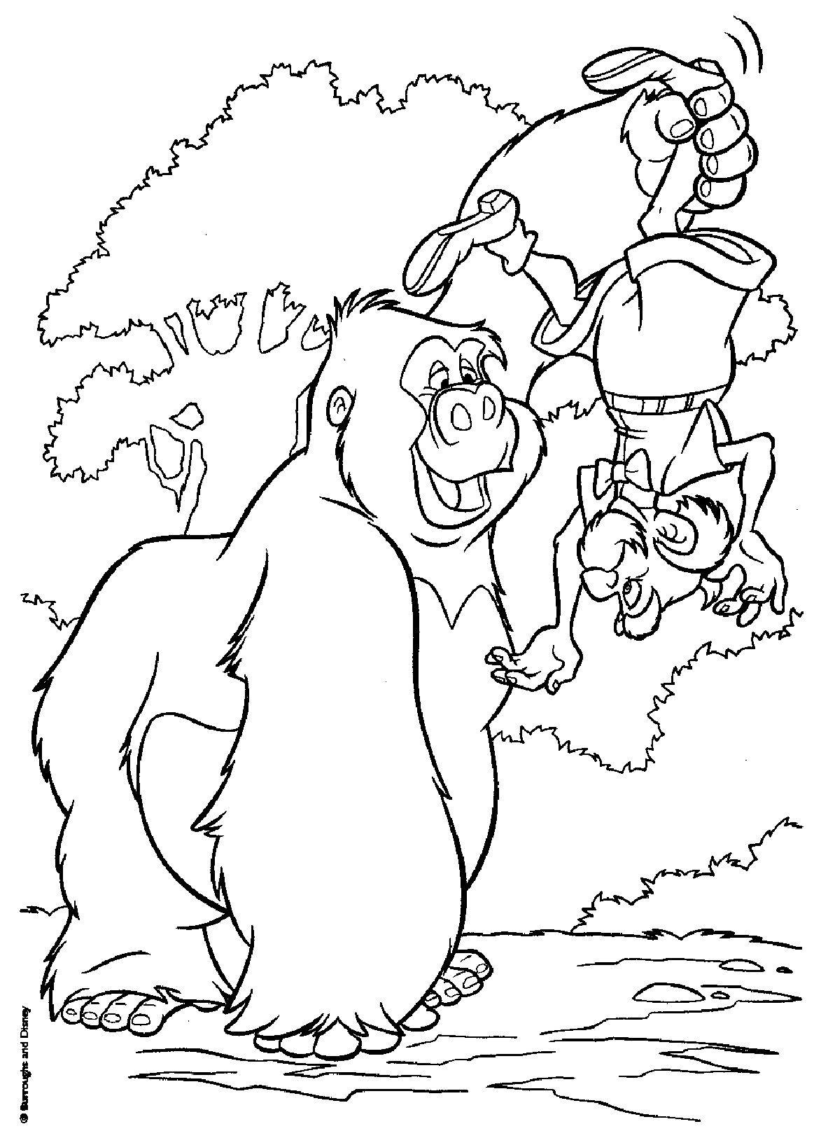 36 Disney Tarzan Coloring Pages Printable 30