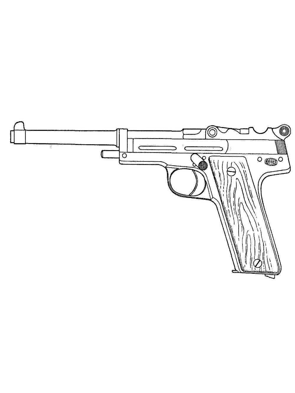 36 Exciting Guns Coloring Pages Printable 3