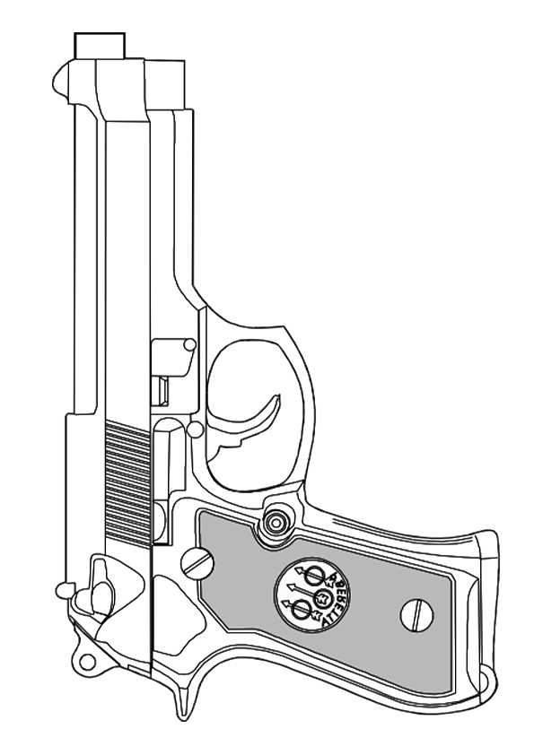 exciting guns coloring pages printable jpg