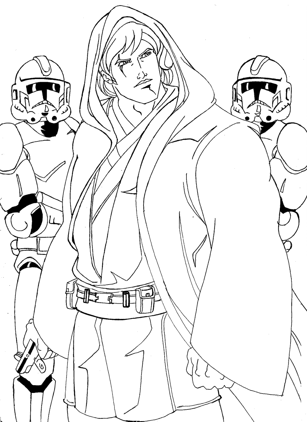 36 Heroic Anakin Skywalker Coloring Pages Printable 4