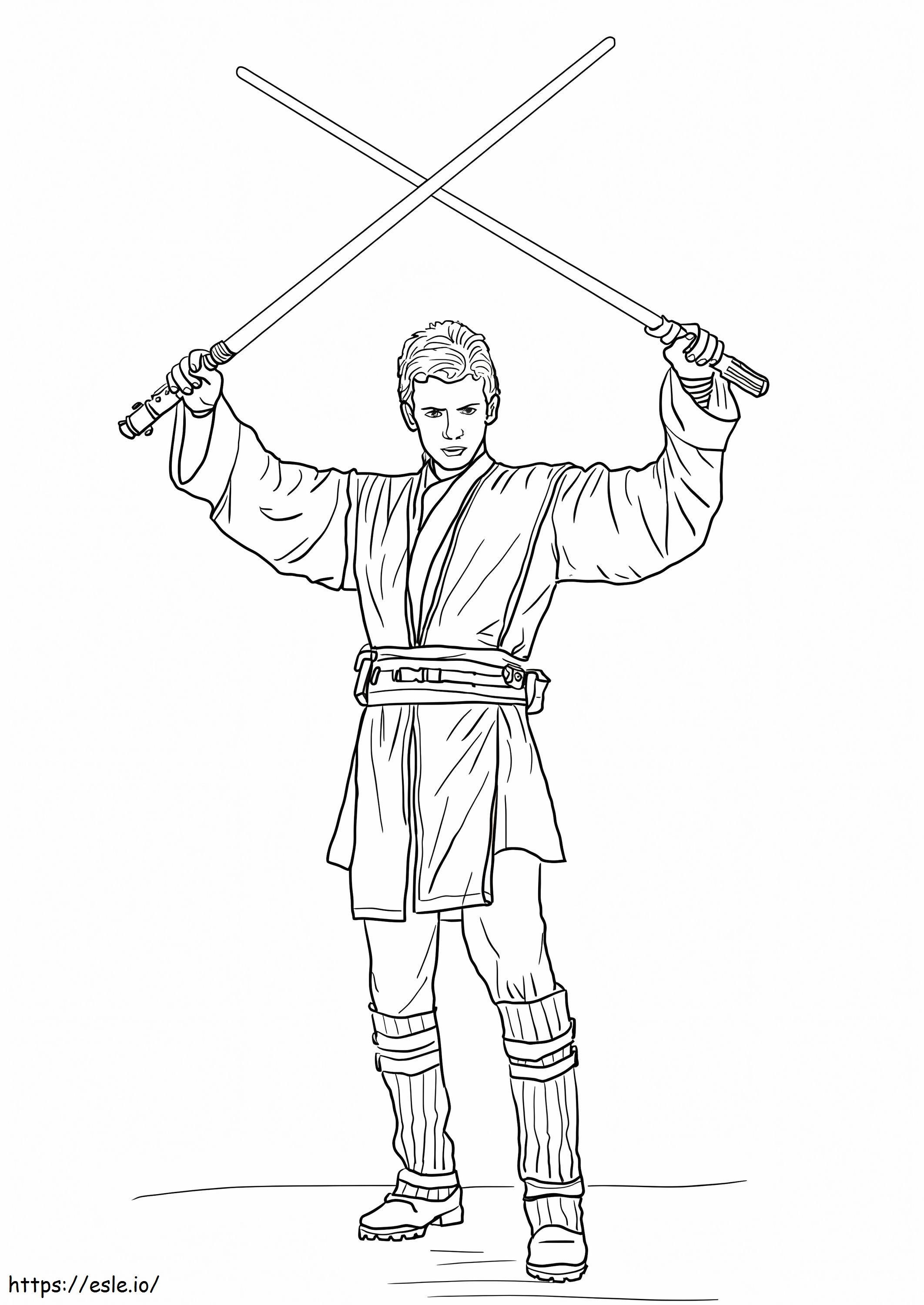 36 Heroic Anakin Skywalker Coloring Pages Printable 9