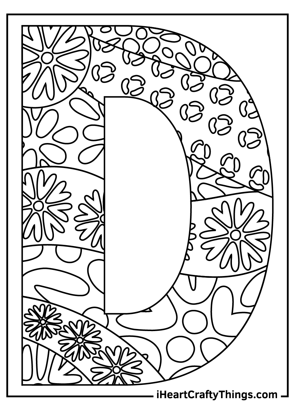 36 Letter D Coloring Pages Printable 1