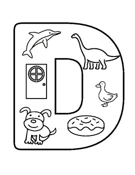 36 Letter D Coloring Pages Printable 21