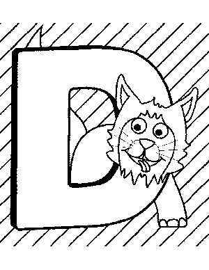 36 Letter D Coloring Pages Printable 32