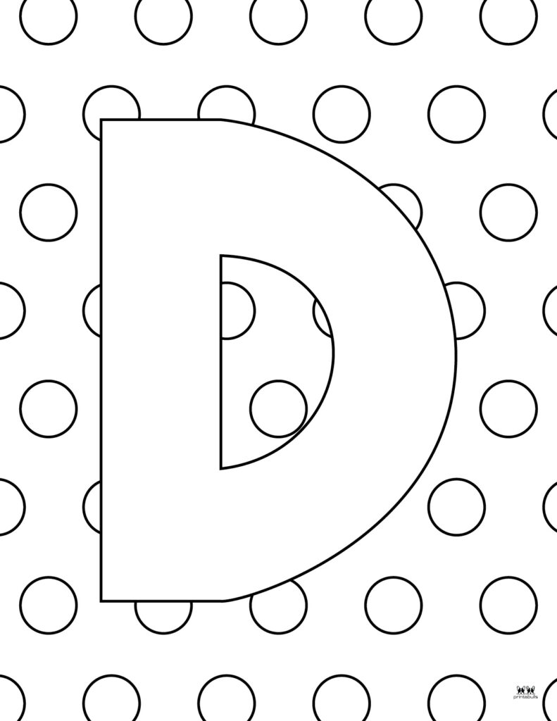 36 Letter D Coloring Pages Printable 34