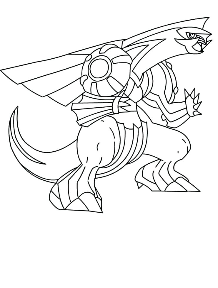 36 Mythical Palkia Coloring Page Printable 1